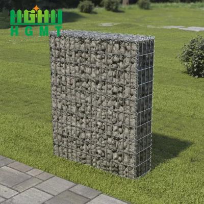 China Retaining Wall River Bank Welded Gabion Baskets , Stone Gabion Cages 0.5mx0.5mx0.5m for sale
