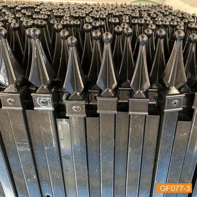 Chine Le noir a soudé la poudre de clôture en aluminium décorative de 1.5*2.0m enduite à vendre