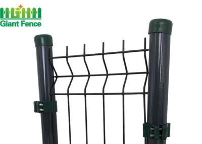China RAL6005 Green PVC Coated Wire Mesh Fencing for sale