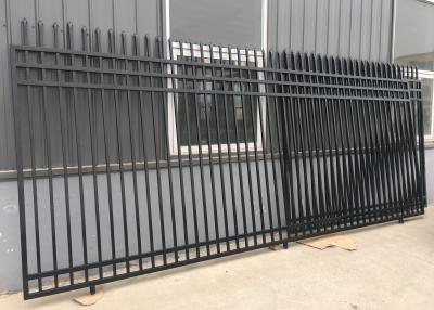 China Wrought Iron ISO9001 L2400mm Sustainable Wrought Iron Steel Fence for sale