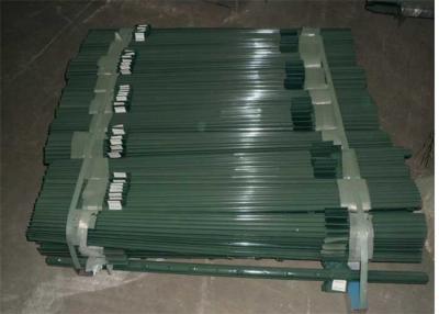 China 0.95lb/Ft Paint Green Metal T Posts Galvanized Finishing for sale