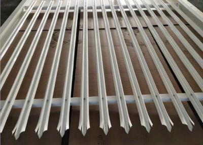 China Galvanized Steel High 3.6M W Section Palisade Fencing Powder Coated for sale