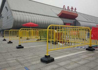 China OHSAS 1500mm Portable Crowd Control Barriers Galvanised Pedestrian Barriers for sale