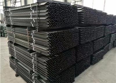 China Q235 steel Black Bitumen 3m Star Pickets ISO9001 for sale