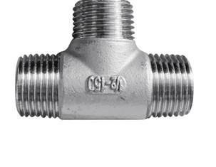 China OEM 3/4 Inch Stainless Steel Threaded Reducing Tee For Connection for sale