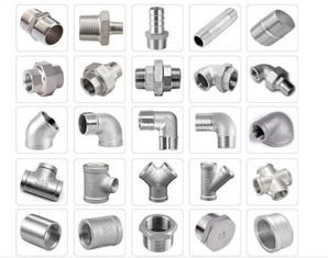 China 150 PSI BSPT Threaded Equal Tee 304L Stainless Steel Reducing Tee Pipe Fitting for sale