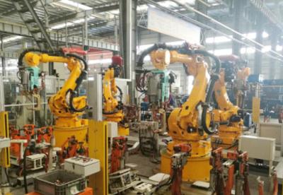 China Estação de trabalho de Front Floor Assembly Automatic Welding à venda