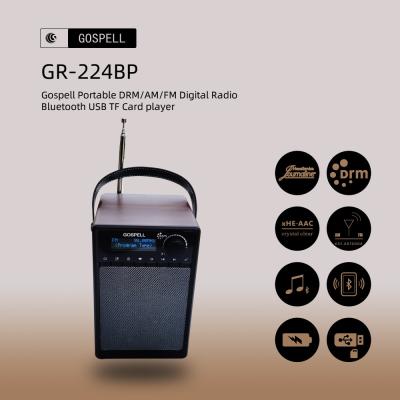 China Receptor de radio portátil de Gospell DRM del jugador de Digitaces de la banda del mundo en venta
