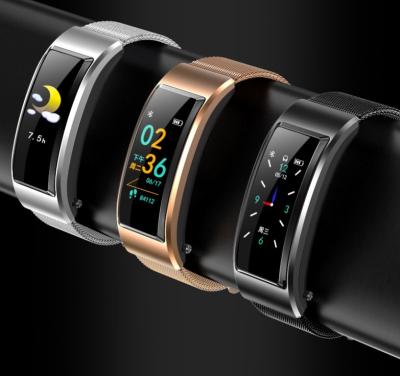 China Auriculares 90mAh los 0.96in de BT de los auriculares de botón de Smartwatch de la pulsera de los deportes de la llamada de B6S en venta