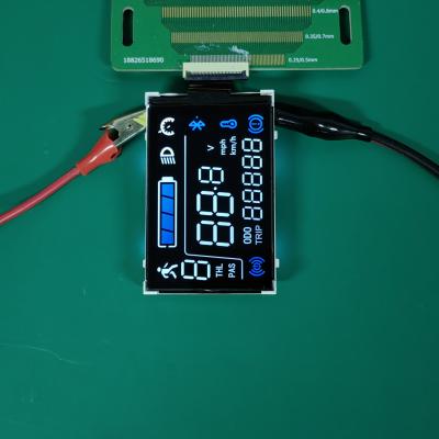 China Blue Screen Negative Transmissive LCD Display Module 16x2 FPC LCD Module for sale