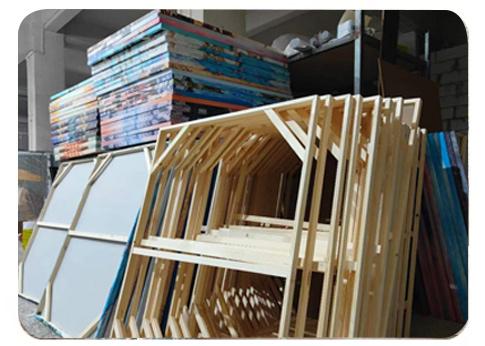 Artist studio workspace