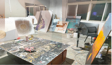 Oil painting manufacturing step 4