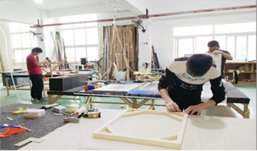 Oil painting manufacturing step 6