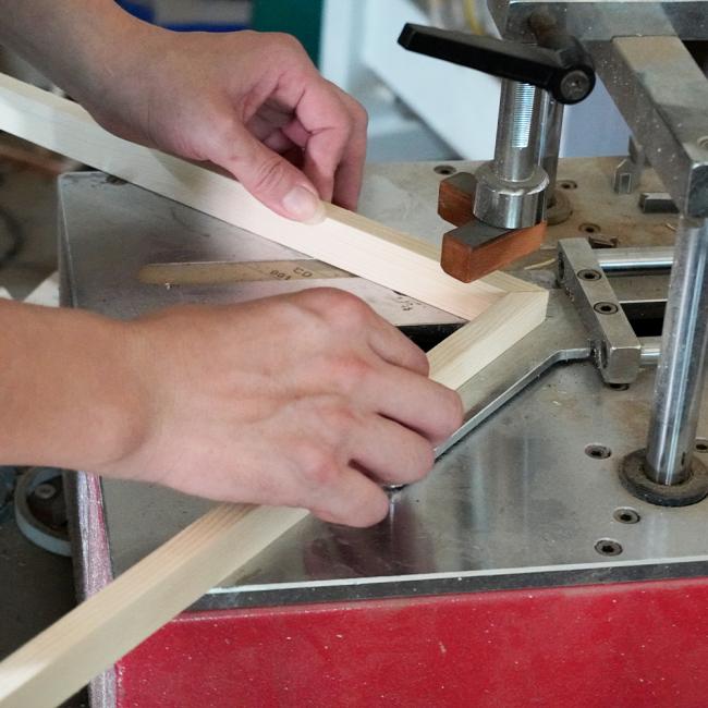 Precision canvas cutting