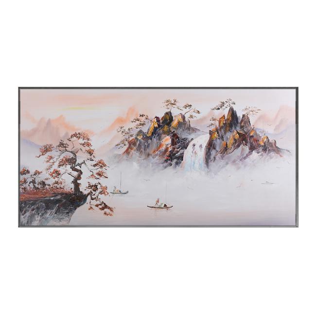 Abstract hand painted oil painting - textured canvas art