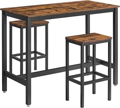 China Table Set With 2 Chairs Kitchen Counter With Bar Chairs Kitchen Table And Kitchen Chairs Industrial Design for sale