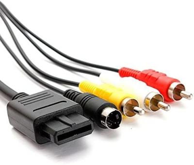 China PVC Jacket Gamecube Audio Video Cable For Gamecube SNES NGC N64 Console for sale