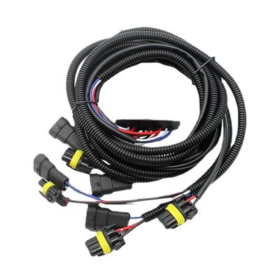 China OEM ODM Automotive Wire Harnesses With Amp Connector Equivalent for sale