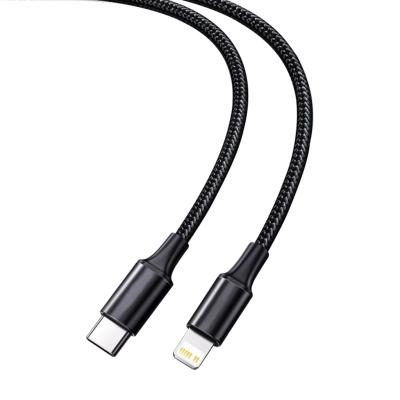 China Black Color USB Fast Charging Cable With Nylon Braided Cover 10Gbps Transfer Speed for sale