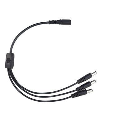 China DC5521 DC5525 DC Power Cable Assemblies 5.5×2.5 Mm Plug To Open Power Adapter for sale