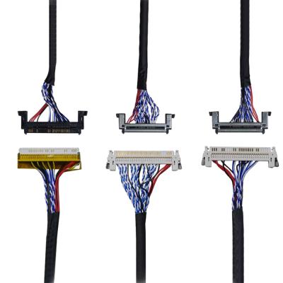 China 68cm Length Custom LVDS Cable Assemblies For LCD Screen IPEX Display for sale