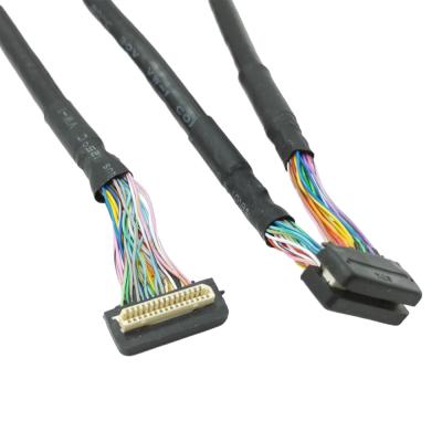 China DF9-41S To 31p Custom LVDS Cable Overmolded For LCD EDP Screen for sale