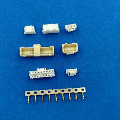 China 1.0mm Pitch Wire To Board Connector Housing Equivalent For Molex 501189  With Brass Contact PA66 for sale