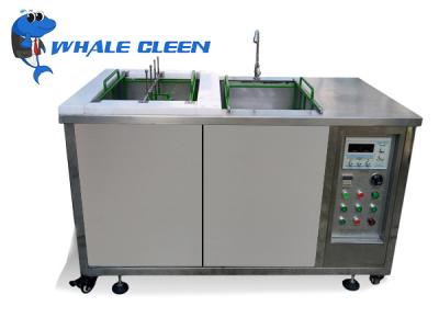 Chine L'équipement de nettoyage ultrasonique électrolytique de doubles réservoirs pour le lavage de moule enlèvent des taches de rouille de graisse à vendre