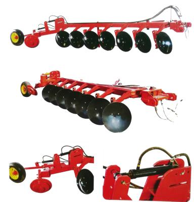 China 150HP Tractor Trailed 3 Point Linkage Disc Plough , 7 Discs Hydraulic Disc Plough for sale