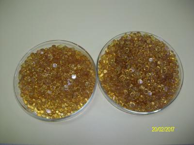 Chine Granule jaunâtre de résine soluble dans l'éthanol du polyamide DY-P201 pour surimprimer le vernis à vendre