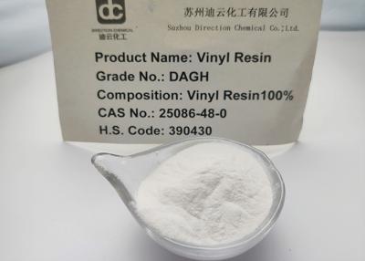 Chine Le terpolymère d'acétate de vinyle de chlorure de vinyle modifié par hydroxyle DAGH est égal au VAGH utilisé dans le revêtement de boîtes et le revêtement de métal à vendre