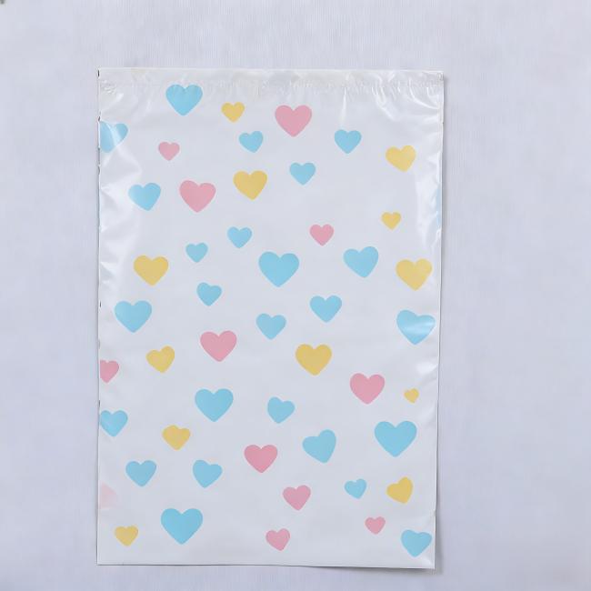 Double-layer composite poly mailer packaging bag showing professional design and construction