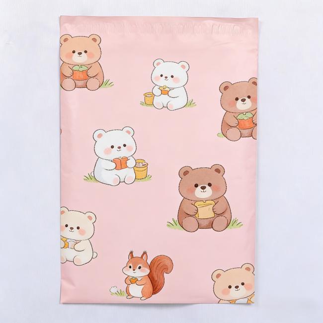 Poly Mailers plastic express bags showcasing various sizes and colors for e-commerce packaging