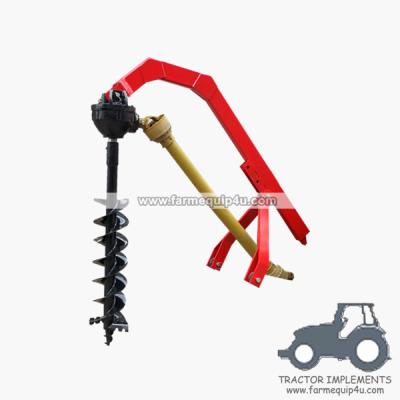 China tractor 3point hitch post hole digger with different sizes Augers available for sale