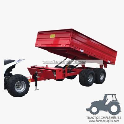 China 2TR4WM - Euro style Off-road hydraulic dump trailer with power unit 2Ton for sale