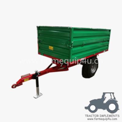 China Double Panels -Off Road Hydraulic Dump Trailer 1.5ton; Tractor Trailer For Hobby Farm for sale