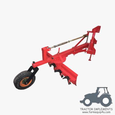 China HDGBRW - Tractor 3point Hitch Grader Blade With Rippers With Rear Support Wheel ;Heavy Duty Ripper Grader Blade For Farm for sale