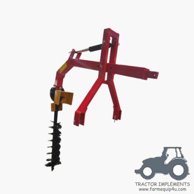 China HPHDH - Hydraulic Type Post Hole Digger With Square Frame, Heavy Duty Post Hole Digger for tree planting for sale