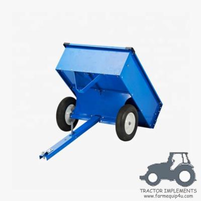 China WCART- 2Wheel 9.9cubic. Utility Cart Trailers -Foldable Garden Trailer With Bolted Box for sale