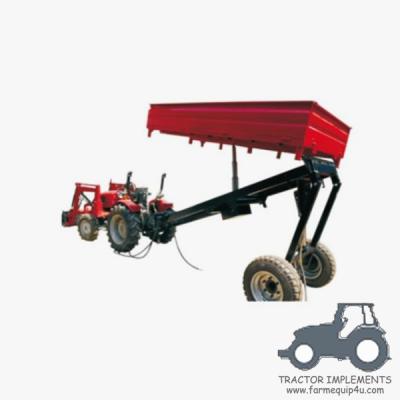 China Single Axle 3way Hydraulic Dump Trailer; Small Farm Trailer With three Side Tipping for sale
