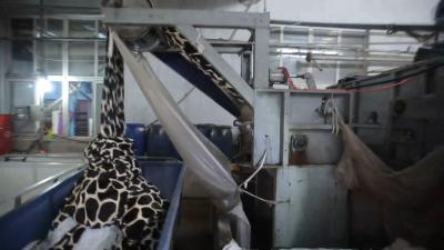 China Lavadora cargada los 80m/Min Knitted Fabric Woven Fabric de la forma de la cuerda en venta