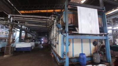 China Tela después de imprimir la máquina de materia textil automática del Ager del lazo del tratamiento en venta