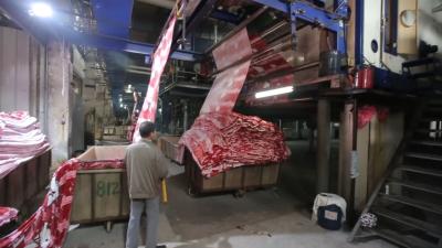 China Uploading Velvet Fabric Loop Ager Machine 600m for sale