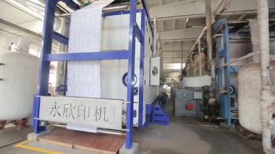 Chine machine de cuisson à la vapeur de impression réactive 50KW de machine de vapeur de textile de 500m à vendre