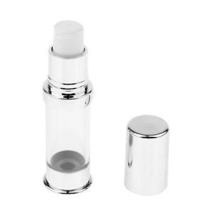 China Transparent PET Airless Cosmetic Bottles With Pump Multi Color Optional for sale