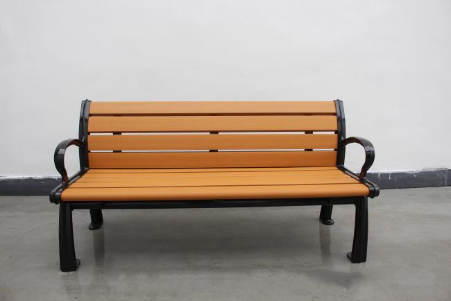 recycled plastic garden bench