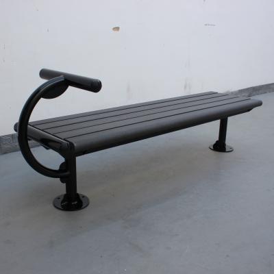 China Surface Mounted Recycled Plastic Outdoor Benches For Playground Sit Up Workout for sale