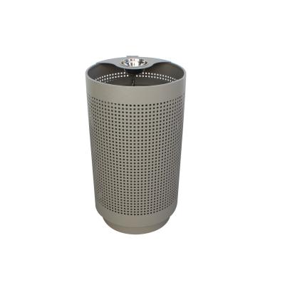 China Outdoor Public 120l Garbage Can , Sustainable 32 Gallon Steel Trash Bins for sale