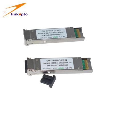 China Pluggable 10G XFP Module CWDM 1470 - 1610nm Wavelength Low Power Dissipation for sale