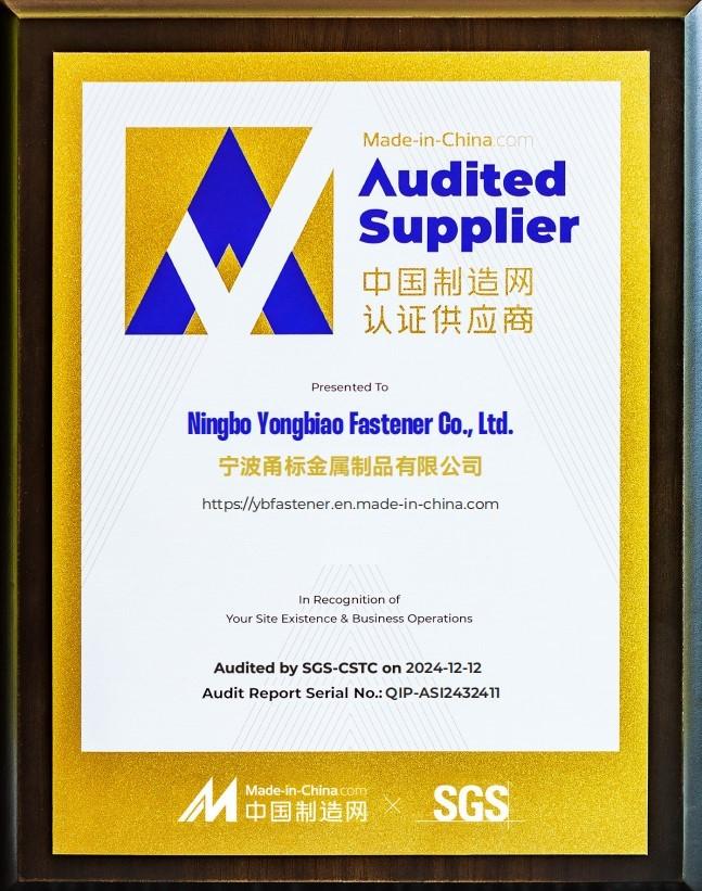 Industrial packaging of self-tapping screws ready for shipment